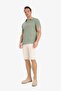 Regular Fit Polo Neck Short Sleeve Textured Waffle T-Shirt D7652Ax25Sp - 5