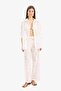 100% Cotton Regular Fit Lace Detailed Beach Shirt D9768Ax25Sm - 2