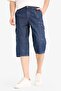 100% Cotton Lightweight Fabric Regular Fit Jean Long Bermuda Shorts F4222Ax25Sm - 5