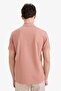 Regular Fit Polo Neck Short Sleeve Textured Waffle T-Shirt D7652Ax25Sp - 6