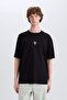 100% Cotton Vikings Valhalla Boxy Fit Crew Neck Back Printed Short Sleeve T-Shirt E3277Ax25Sm - 5