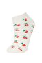 Women's 3-Pack Cotton Booties Socks E2145Axns - 2