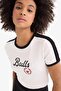 Nba Chicago Bulls Slim Fit Tight Fit Crew Neck Athlete's Ribbed Camisole Short Sleeve T-Shirt E2362Ax - 7