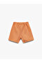 Basic Shorts with Cotton Waist Lace Pocket Detail - 2