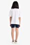 Cotton 2-Piece Sets Printed Short Sleeve T-Shirt Biker Leggings Girl Child E7316A825Hs - 7