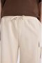 Regular Fit Lace-Up Waist Cargo Pocket Shorts D9494Ax25Sm - 5