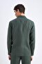 100% Linen Regular Fit Polo Neck Summer Long Sleeve Shirt D9925Ax25Sp - 8