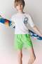 Crew Neck Printed Short Sleeve T-Shirt Boys' F0177A825Sm - 3