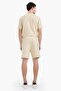 100% Cotton Relax Fit Cross Woven Textured Pocketed Shorts E2590Ax25Sm - 7