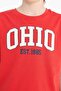 100% Cotton Crew Neck Printed Short Sleeve T-Shirt for Boys E0170A825Sm - 5