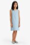 100% Cotton Sleeveless Summer Jean Dress for Girls E6491A825Sm - 3
