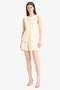 High Waist Linen Blend Shorts F0005Ax25Sm - 5