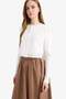 100% Cotton Crew Neck Lace-Up Brode Blazer Vest E7969Ax25Sm - 4