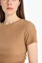 Slim Fit Crew Neck Wrinkled Short Sleeve T-Shirt E0991Ax25Sp - 5