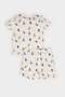 100% Cotton Disney Mickey & Minnie Elastic Waist Pajama Set for Baby Boy E1185A525Hs - 4