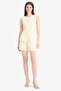 High Waist Linen Blend Shorts F0005Ax25Sm - 4