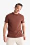 Cotton Regular Fit Crew Neck Twill Short Sleeve T-Shirt D7912Ax25Sp - 3