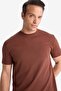 Cotton Regular Fit Crew Neck Twill Short Sleeve T-Shirt D7912Ax25Sp - 4