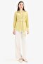 Relax Fit Gingham Seersucker Textured Belted Long Sleeve Hijab Shirt Tunic E4558Ax25Sm - 4