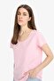 100% Cotton Basic Plain T-Shirt K1508Az25Sm - 4