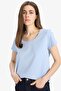 100% Cotton Basic Plain T-Shirt K1508Az25Sm - 3