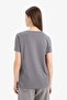 تي شيرت Regular Fit Crew Neck Owl منقوش من القطن الممشط بأكمام قصيرة E5137AX25SM - 5
