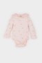 Crew Neck Rainbow Printed Long Sleeve Snap Closure Bodysuit Baby Girl Newborn E6319A525Sp