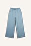 High Waist Straight Leg Flowy Fabric Washable Trousers D8234Ax25Sm - 8
