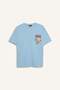 Smileyworld Oversize Wide Fit Crew Neck Back Printed Short Sleeve T-Shirt D9122Ax25Sm - 7