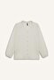 Regular Fit Crew Neck Glitter Fabric Long Sleeve Shirt F0226Ax25Sp - 7