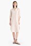 100% Cotton Regular Fit Beach Dress E6708Ax25Sp