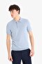 Standard Fit Polo Neck Short Sleeve Knitwear T-Shirt E3241Ax25Sp - 5
