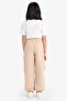 100% Cotton Parachute Cargo Pocket Jogger Pants for Girls E0162A825Sm - 6