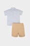 2-Piece Short Sleeve Shirt and Shorts Baby Boy Set E8150A525SM - 4
