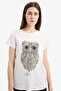 تي شيرت Regular Fit Crew Neck Owl منقوش من القطن الممشط بأكمام قصيرة E5064AX25SP - 3