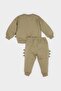 2-Piece Set Dinosaur Printed Sweatshirt Elastic Waist Sweatpants Baby Boy E4910A525Sp - 4