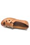 Silvect Genuine Leather Orthopedic Women's Casual Shoes Taba - 5