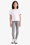 Corded Fabric Ribbed Knit Long Leggings Girl Child D9652A825Sm - 2