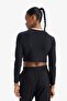 Slim Fit Slim Fit Crew Neck Printed Sportsman Long Sleeve T-Shirt E7261Ax24Wn - 7