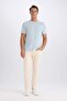 Slim Fit Crew Neck Crinkle Short Sleeve T-Shirt D7225Ax25Sp - 2