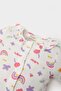 2Li Rompers Rainbow Printed Waffle Long Sleeve Romper Hair Band Baby Girl Newborn E2379A525Sp - 2