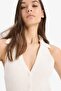 Slim Fit Slim Fit Buttoned Knitwear Vest D3584Ax25Sp - 4