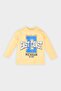 Crew Neck Printed Long Sleeve T-Shirt Baby Boy E3655A525Sp