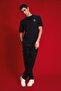 100% Cotton Relax Fit Comfortable Fit Regular Waist Wide Leg Cargo Pocket Black Jean Pants E3435Ax25Sp