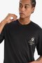 Nba Los Angeles Lakers Boxy Fit Crew Neck Back Printed Short Sleeve T-Shirt E0348Ax25Sp - 8