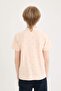 100% Cotton Hakim Collar Pique Short Sleeve T-Shirt for Boys B5938A825Sm - 6