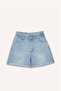 Paperbag Jean Shorts for Girls B8113A825Sm - 6