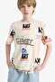 100% Cotton Crew Neck Printed Short Sleeve T-Shirt for Boys D9492A825Sm - 2