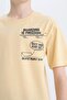 Crew Neck Printed Short Sleeve T-Shirt Boys D9260A825Sm - 5