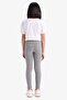 Corded Fabric Ribbed Knit Long Leggings Girl Child D9652A825Sm - 6